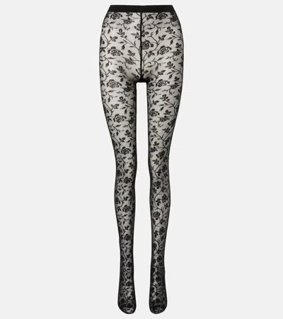 Wolford 20 Floral Tights In Multi