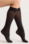 Wolford 50 Denier Knee High Socks In Black