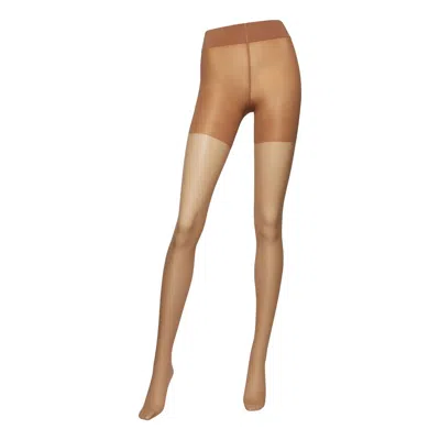 Wolford 9 Control Top Tights In Brown