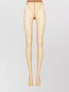 Wolford 9 Sheer Finish Reinforced Toe Tights In Black