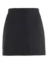Wolford A-line Short Skirt In Black