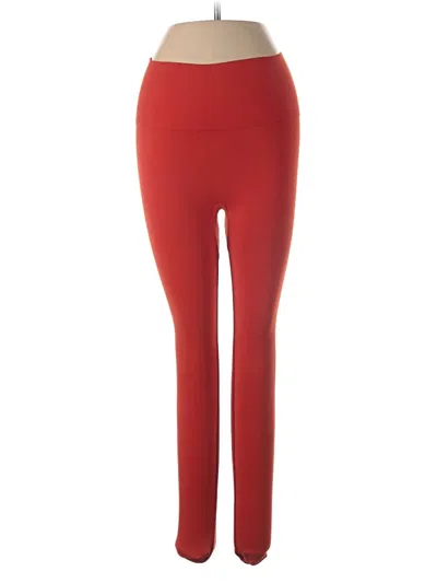Pre-owned Wolford Active Pants In Red