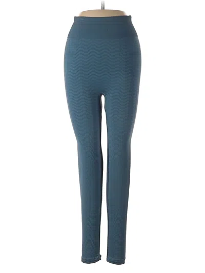 Pre-owned Wolford Active Pants In Teal