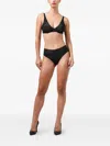 Wolford Animalier Retro Lace Brief In Black