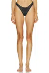 Wolford Animalier Thong In Black