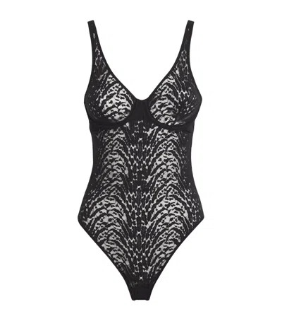 Wolford Animaliers Bodysuit In Black