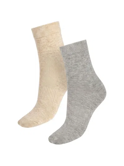 Wolford Ankle-length Socks (set Of Two) In Multi