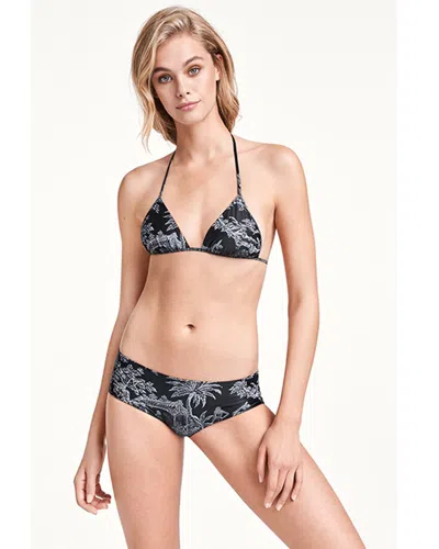 Wolford Antoinette Beach Triangle Iconic Bikini In Black