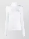 Wolford Aurora Long-sleeve Turtleneck Sweater In White