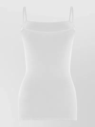 Wolford Aurora Hawaii Stretch Top Spaghetti Straps In White