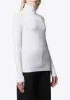 Wolford Aurora High-neck Pullover In White