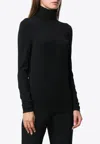 Wolford Aurora Turtleneck Sweater In Black