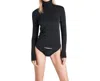 Wolford Aurora Long Sleeve Top In Black In Black