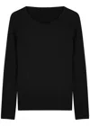 Wolford Aurora Pure Jersey Top In Black