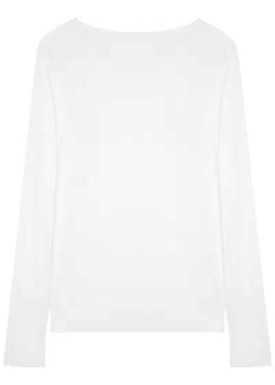 Wolford Aurora Pure Jersey Top In White