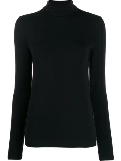 Wolford Aurora Top Long Sleeves In Black