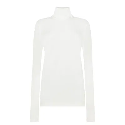 Wolford Aurora Top Long Sleeves In White