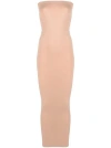 Wolford Shaping Fatal Midi Dress In Beige