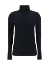 Wolford Aurora Close Fit Turtleneck Knitwear In Black