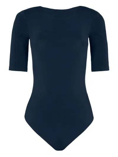 Wolford Bahamas Bodysuit In Blue
