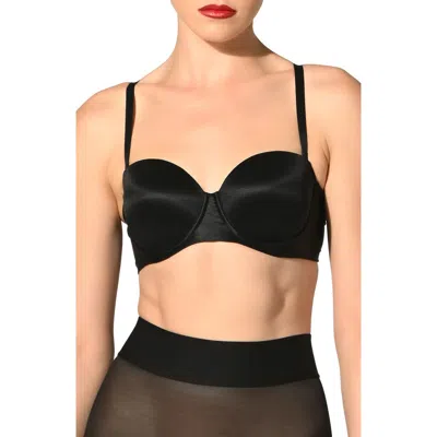 Wolford Bandeau Underwire Bra In Black