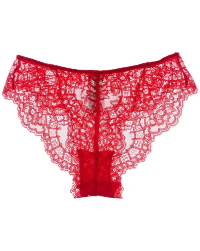 Wolford Belle Fleur Lace Bikini Brief In Red