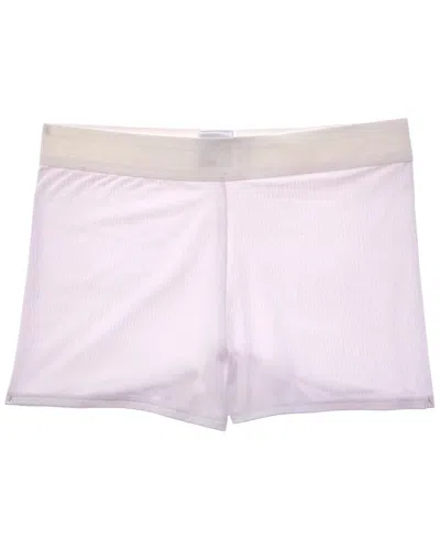 Wolford Beauty Cotton Bike Short In Neutral