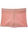 Wolford Beauty Cotton Bike Short In Pink
