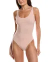 Wolford Beauty Cotton Bodysuit In Brown