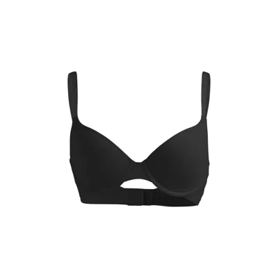Wolford Beauty Cotton Full Cup Bra In Black