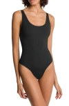 Wolford Jamaica Stretch-cotton Bodysuit Black In Black