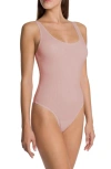 Wolford Jamaika Seamless Scoop-neck Tank Bodysuit In Powder Pink