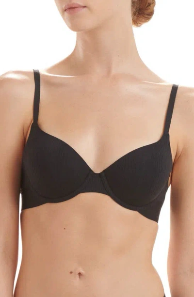 Wolford Women's Beauty Cotton Demi Underwire Bra In Black