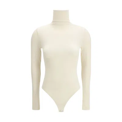 Wolford Beige Cotton Bodysuit