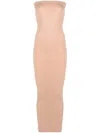 Wolford Shaping Fatal Midi Dress In Beige