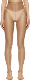 Wolford Beige Neon 40 Tights In 4365 Gobi
