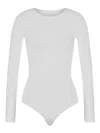 Wolford Long Sleeve Fitted Body Top In White