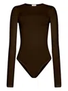 Wolford Berlin Bodysuit In Brown