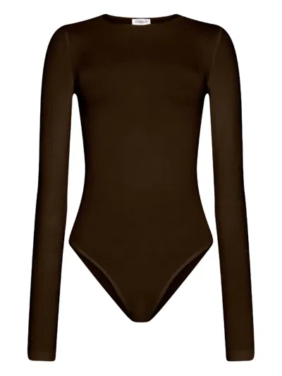 Wolford Berlin Bodysuit In Brown