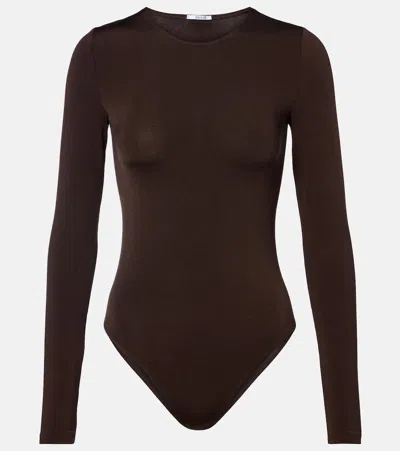 Wolford Berlin Bodysuit In Brown