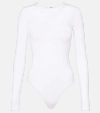 Wolford Long Sleeve Fitted Body Top In White