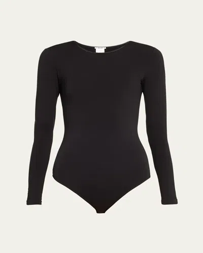Wolford Berlin Long-sleeve Bodysuit In Black