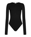 Wolford Seamless Cotton Crew Neck Body In Multi