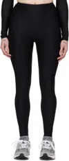 Wolford Black Elastic Fabric Leggings In 7005 Black