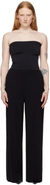 Wolford Black Aurora Jumpsuit In 7005 Black