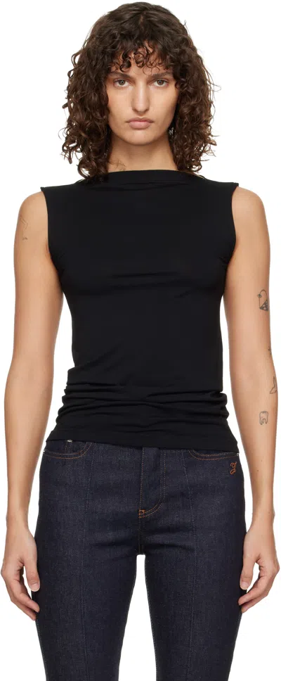 Wolford Black Aurora Sleeveless Top