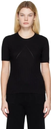 Wolford Rib Cashmere-blend Sweater In 7005 Black