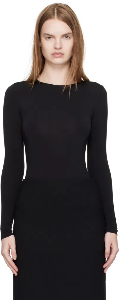 Wolford Black Berlin Bodysuit
