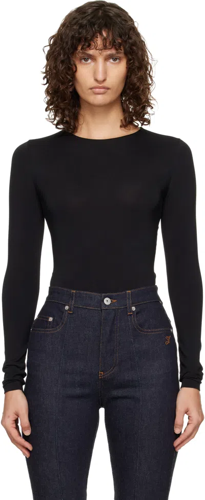 Wolford Black Berlin Bodysuit
