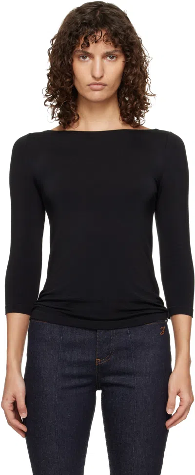 Wolford Black Cordoba Long Sleeve T-shirt